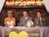 a pallet wedding sign with a heart and letters – just make any sign that you like with quotes and letters that you like