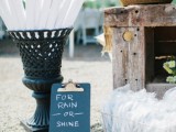 offer umbrellas for too rainy or too sunny weather will save your guests from overheating or from rain