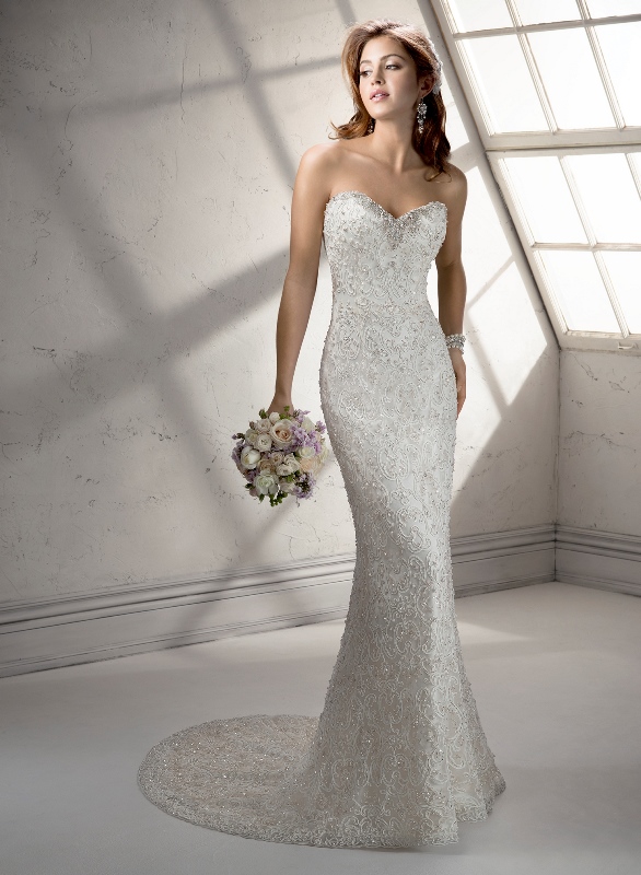 Picture Of swoon worthy sheath wedding dresses  2