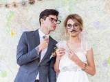 funny glasses and moustache props are classics for any party or wedding photo booth