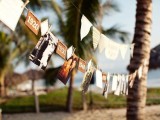 make garlands of your Polaroids and add touches that you like – this will be great personalized decor for the venue