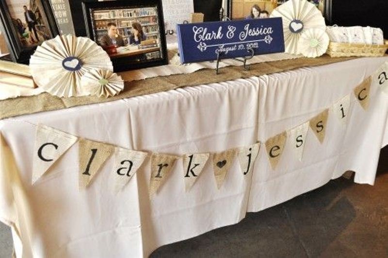 Sweet ways to decorate your wedding with pennants  10