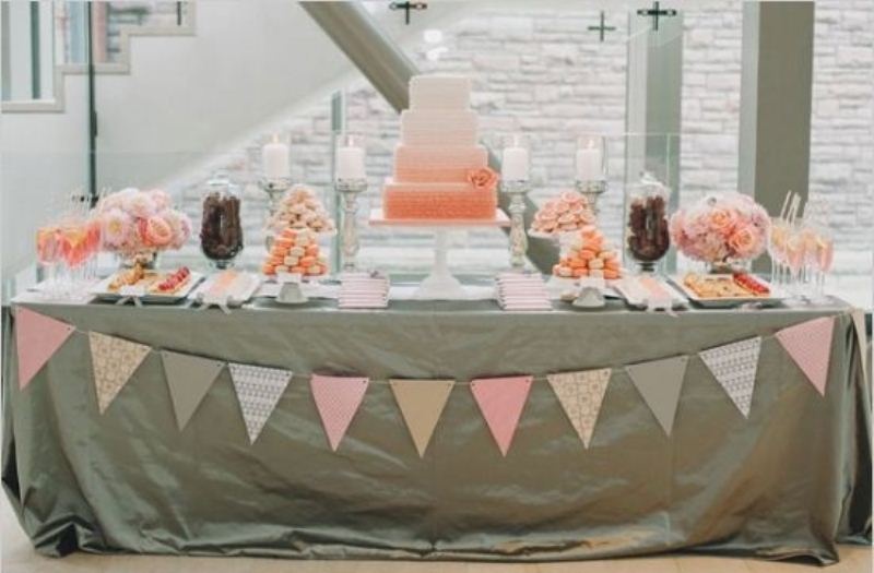 Picture Of sweet ways to decorate your wedding with pennants  9