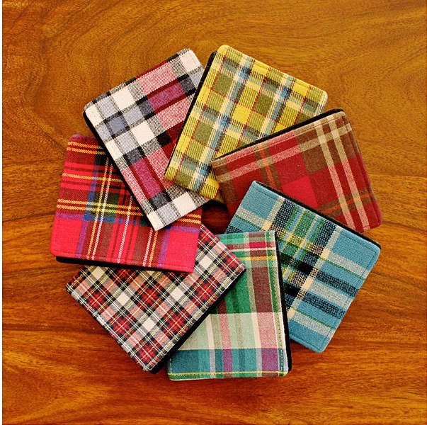 colorful plaid notebooks are great groomsmen gifts that are very budget friendly and cool