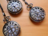 chic pocket clocks are great as accessories for groomsmen, they can rock them at your wedding