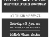 30 Black And White Wedding Invitations