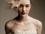 an oversized tan fabric flower headpiece is a delicate touch of color, and it will make you look outstanding, it’s not a usual thing