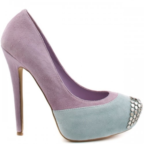 whimsy mint and purple embellished wedding shoes are nice for bridesmaids and brides