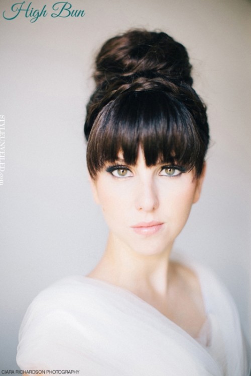 Trendy Wedding Hairstyles Ideas With The Top Knot