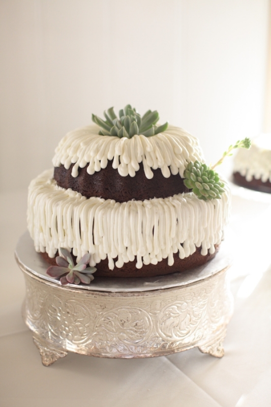 a lovely bundt wedding cake