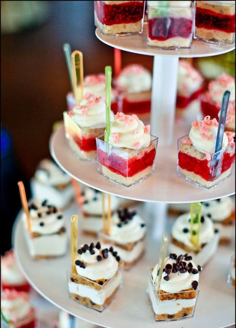 a simple and elegant thin metal tiered dessert stand is a timeless and neutral idea to rock at any wedding and it will fit many wedding styles and themes