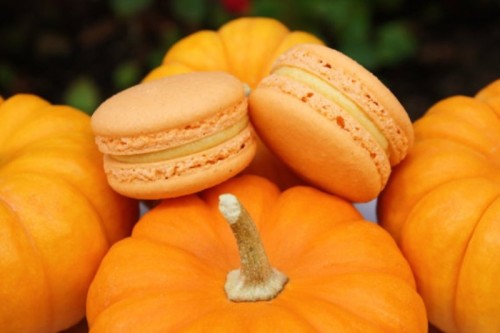 pumpkin macarons are delicious fall wedding sweets or favors are great and won't break your budget at the same time