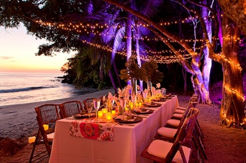 Romantic And Beautiful Destination Wedding Lightning Ideas