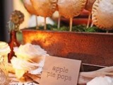 apple pie pops are great for the fall as apples are symbolic for this season
