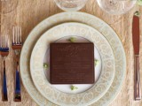 an edible chocolate menu is a delicious idea for a sweet wedding or a chocolate-loving couple