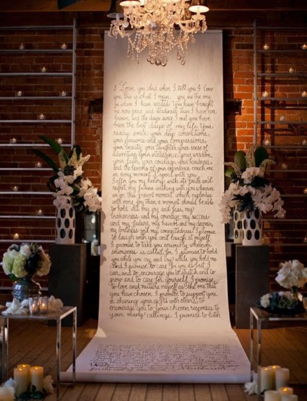 indoor wedding ceremony backdrop ideas
