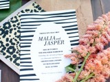 fun safari themed wedding invitations with zebra and leopard prints are fun and bold