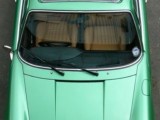 an emerald car for your wedding getaway is a cool idea to try