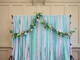43 Pretty Floral Garlands And Wreaths Wedding Decor Ideas