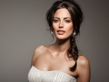 a fishtail braid with a messy and dimensional top will add a casual and relaxed feel to the look