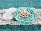 Adorable DIY Lace Bridal Garter10