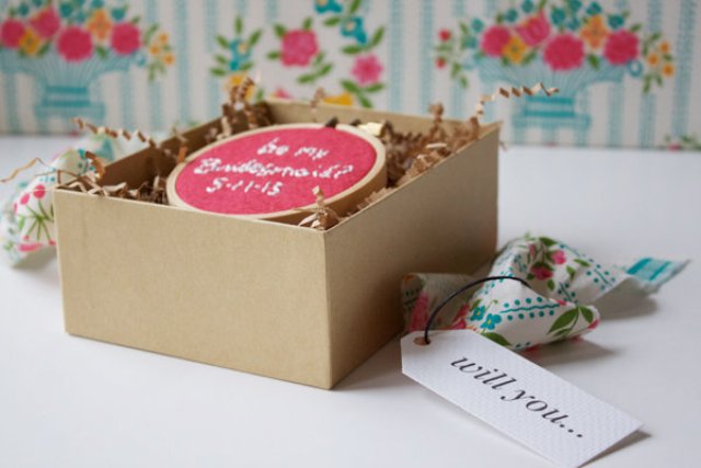 Picture Of Cute DIY Bridesmaid Proposal Boxes 9