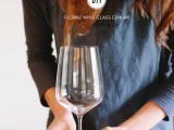 Cute DIY Floral Wine Glass Charm