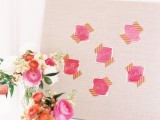 Cute DIY Watercolor Place Cards For Your Bridal Shower5