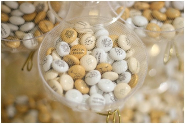 Picture Of DIY Glamorous Bridal Shower Or Wedding Favors With M&M’s 4