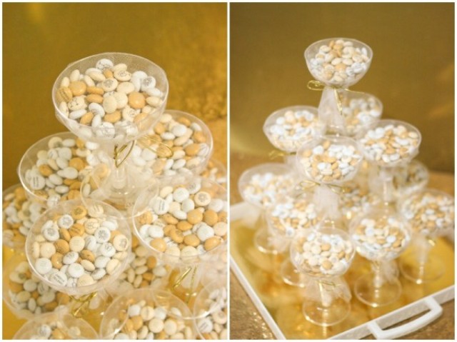 Picture Of DIY Glamorous Bridal Shower Or Wedding Favors With M&M’s 6