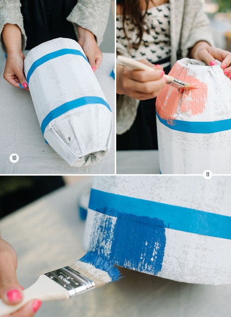 Picture Of DIY Nautical Buoy Garland For Your Big Day 9