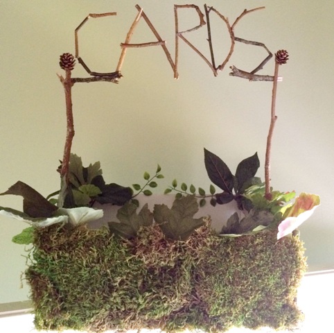 DIY Rustic Woodland Wedding Card Box
