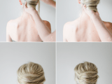 Delightful DIY Messy French Twist Hairstyle For Brides4