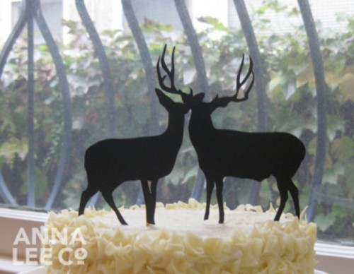 Easy To Make DIY Silhouette Cake Toppers