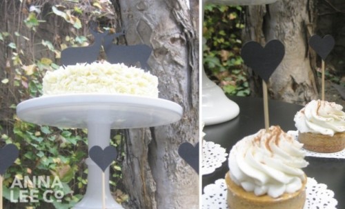 Easy To Make DIY Silhouette Cake Toppers