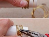 Glamorous DIY Gold Wire Napkin Rings For Fall Weddings4