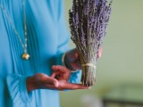 Lovely DIY Fresh Lavender Wedding Bouquet3