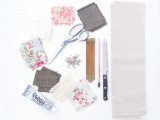 Original DIY Wedding Decor Fabric Scrap Letter2