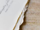 Simple DIY Faux Deckled Edge Paper For Your Wedding Invitations2
