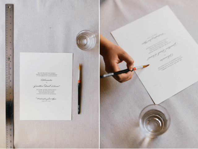 Simple DIY Faux Deckled Edge Paper For Your Wedding Invitations 3