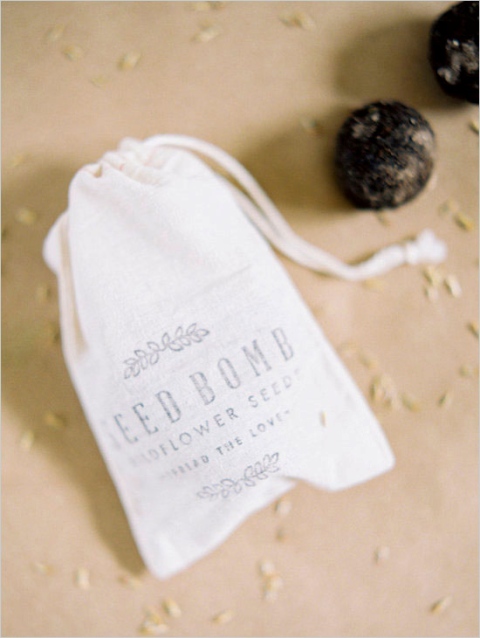 Picture Of Unique DIY Seed Bomb Wedding Favors 5