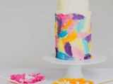 adorable-diy-painted-watercolor-wedding-cake-4