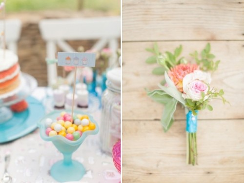 Adorable Engagement Shoot With A Pretty Dessert Table