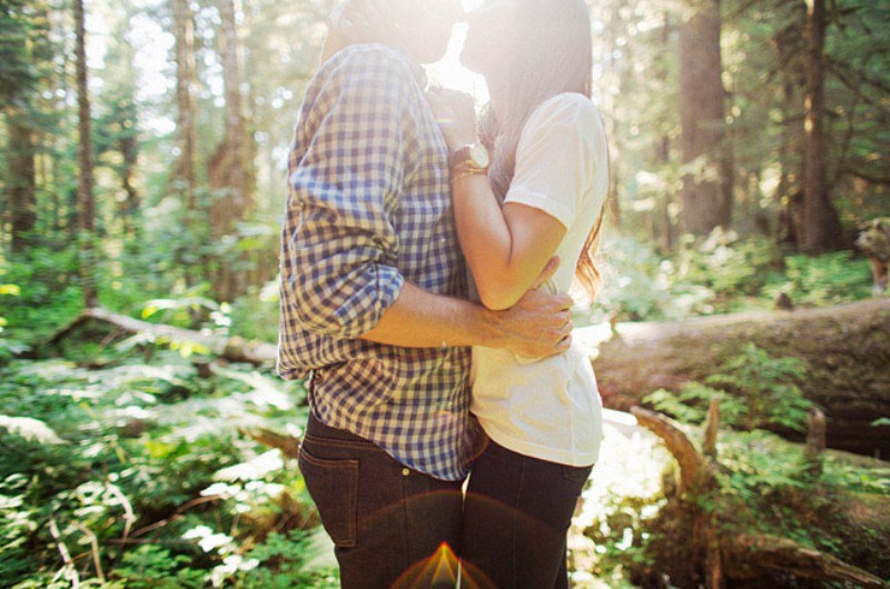 Picture Of adventurous and extremely beautiful engagement shoot in the mountains  4