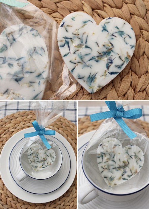All Natural DIY Herb Soaps As Wedding Favors