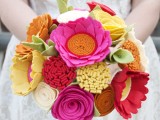 a colorful wedding bouquet design