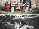 Alternative Mountain Wedding Shoot With Industrial Touches