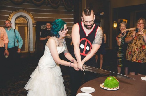 Alternative Wedding With A Power Ranger Groom