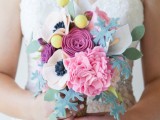 Amazing And Unique Diy Felt Wedding Bouquet