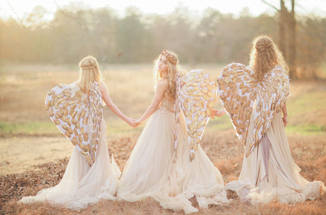 Angel Inspired Wedding Photo Shoot